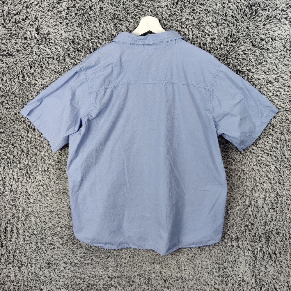 VINTAGE Looney Tunes Tweety Bird Embroidered Button Shirt Womens 24W Blue Cotton - Picture 3 of 11
